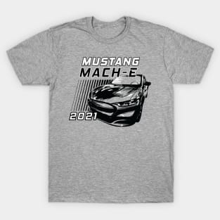 Mustang Mach-E Vintage Stripes T-Shirt